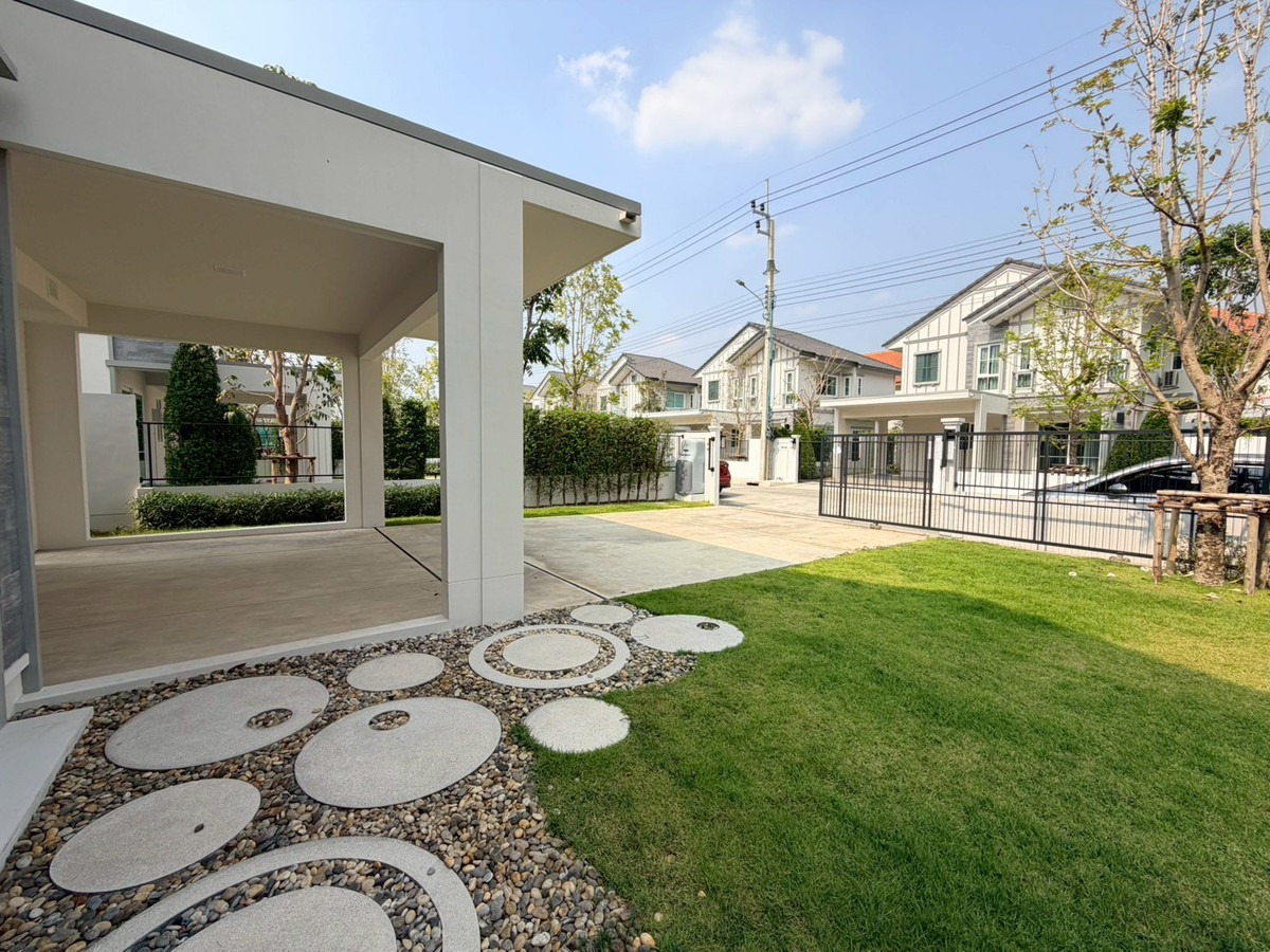 For RentHouseBangna, Bearing, Lasalle : For rent✨ Villaggio 3 Srinakarin-Bangna: Single house, wide area, 4 bedrooms: near Central Bangna.