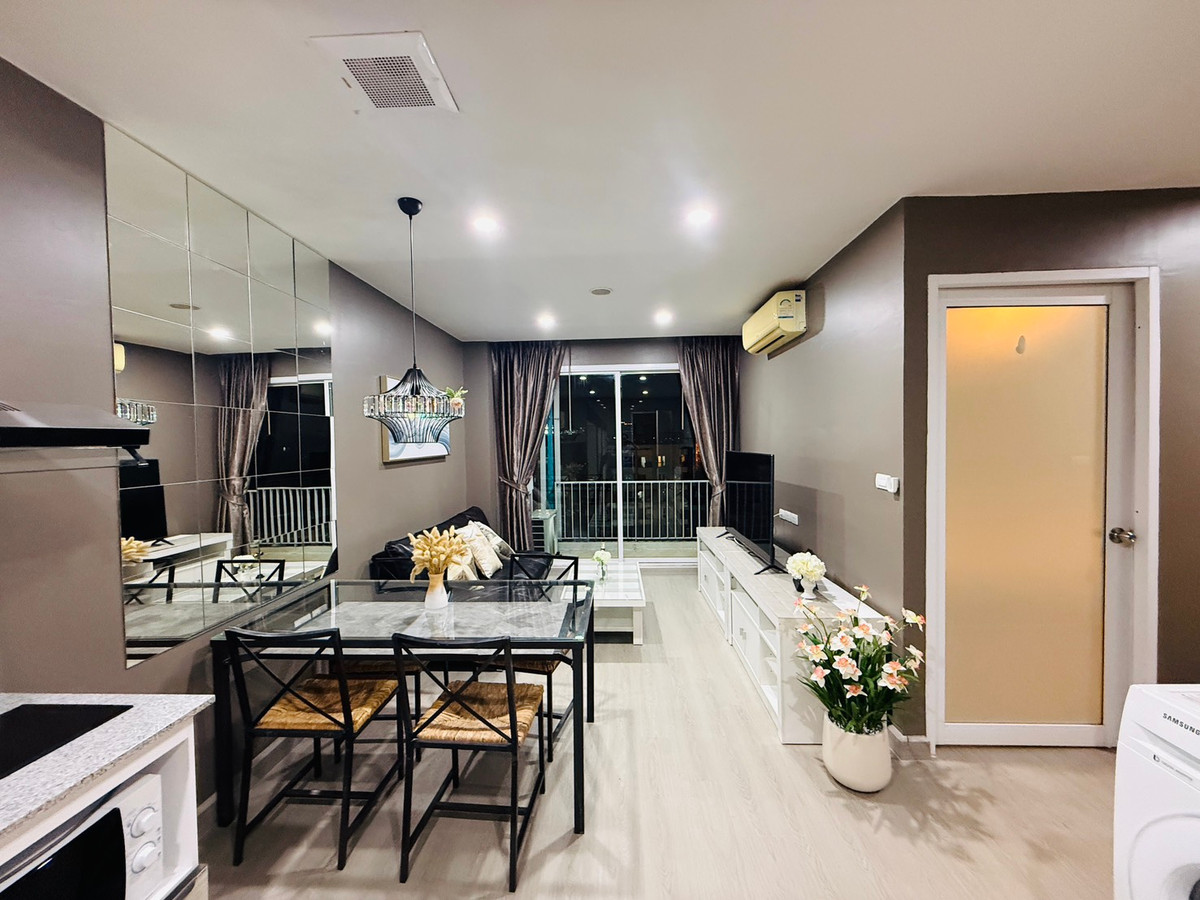 ให้เช่าคอนโดลาดพร้าว101 แฮปปี้แลนด์ :  ให้เช่า Happy condo ลาดพร้าว 101ขนาด 90.40 ตรม. ชั้น 7  ตึก South  วิวเมือง  MRT ลาดพร้าว 101