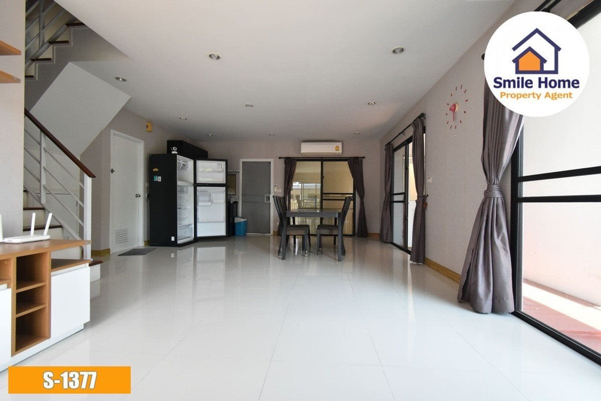 ขายบ้านลาดกระบัง สุวรรณภูมิ : พฤกษาวีทู อ่อนนุช-พระราม9 Pruksa We2 Onnut-Rama9 หลังริม ต่อเติมเรียบร้อย