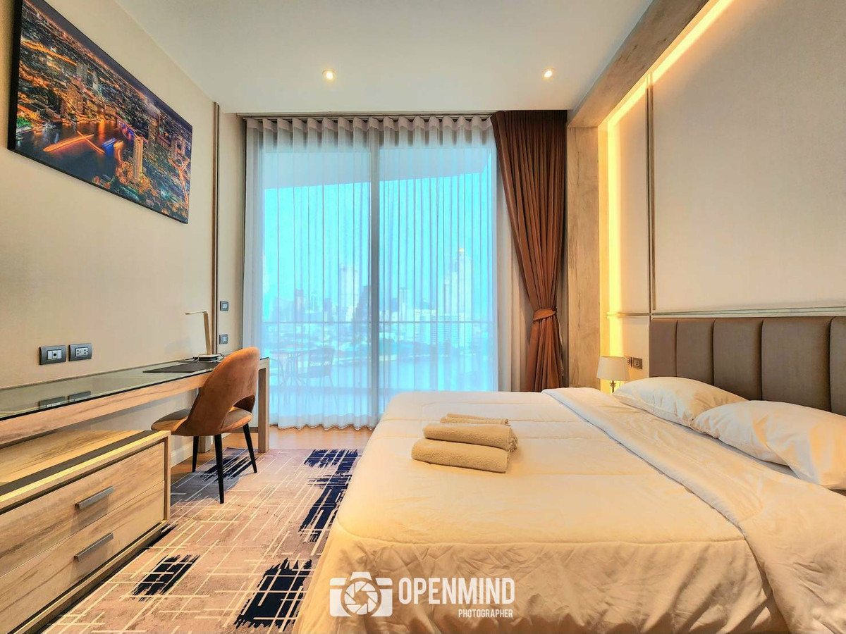 ให้เช่าคอนโดวงเวียนใหญ่ เจริญนคร : ปล่อยเช่า คอนโด Magnolias Waterfront Residences ห้องสวย วิวแม่น้ำ ติดไอคอนสยาม พร้อมเข้าอยู่ 
