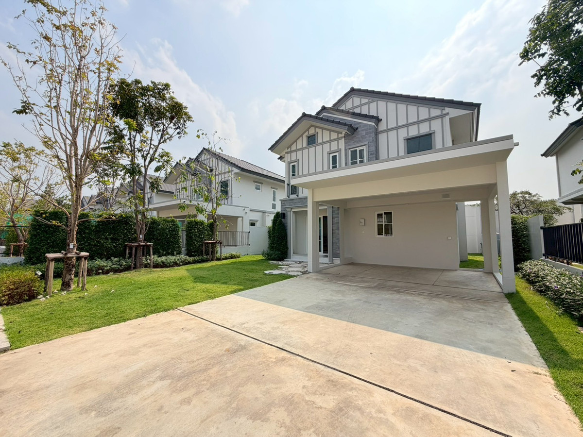 For RentHouseBangna, Bearing, Lasalle : For rent✨ Villaggio 3 Srinakarin-Bangna: Single house, wide area, 4 bedrooms: near Central Bangna.