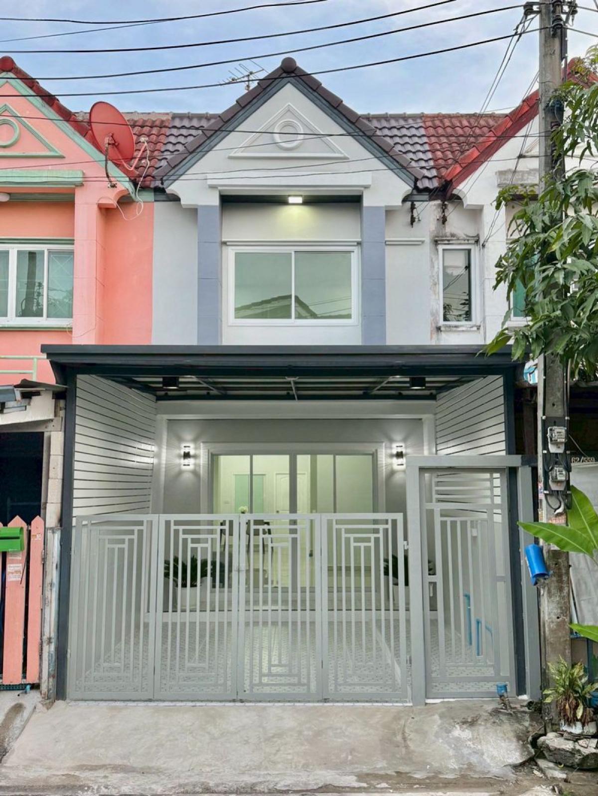 ขายทาวน์โฮมนนทบุรี บางใหญ่ บางบัวทอง : ขายทาวน์เฮ้าส์/ทาวน์โฮม  บ้านเต็มรัก บางคูรัด บางบัวทอง นนทบุรี CX-142929