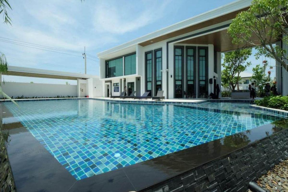 ขายบ้านนครปฐม : ขายบ้าน  บ้านฟ้ากรีนเนอรี่ ทิวา ปิ่นเกล้า-สาย 5 ห้องมุม หน้ากว้าง บางกระทึก สามพราน นครปฐม CX-142751