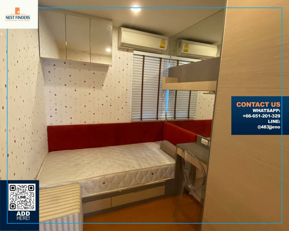 For RentCondoBangna, Bearing, Lasalle : 1 bedroom BTS Bangna Condo for rent near Mega Bangna — comfortable to live in, convenient to travel.