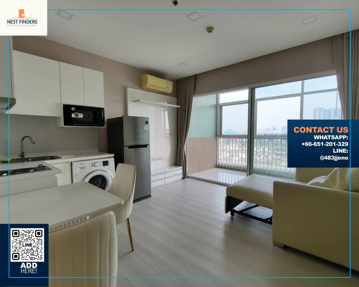 For RentCondoBangna, Bearing, Lasalle :  1 Bed near BTS Bangna #perfect for city life near Bangna.