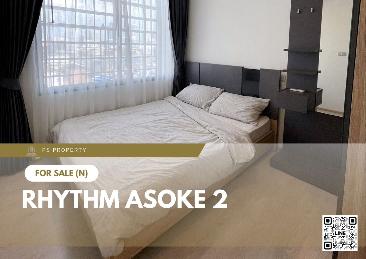 For SaleCondoRama9, Petchburi, RCA : Urgent Sale 📍 Rhythm Asoke 2 📍 Near MRT Rama 9. Fully furnished and equipped with appliances.