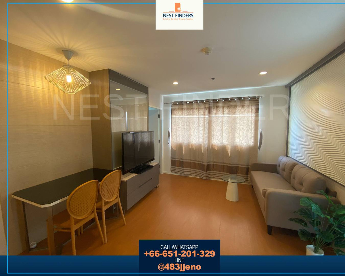 For RentCondoBangna, Bearing, Lasalle : 1 bedroom BTS Bangna Condo for rent near Mega Bangna — comfortable to live in, convenient to travel.