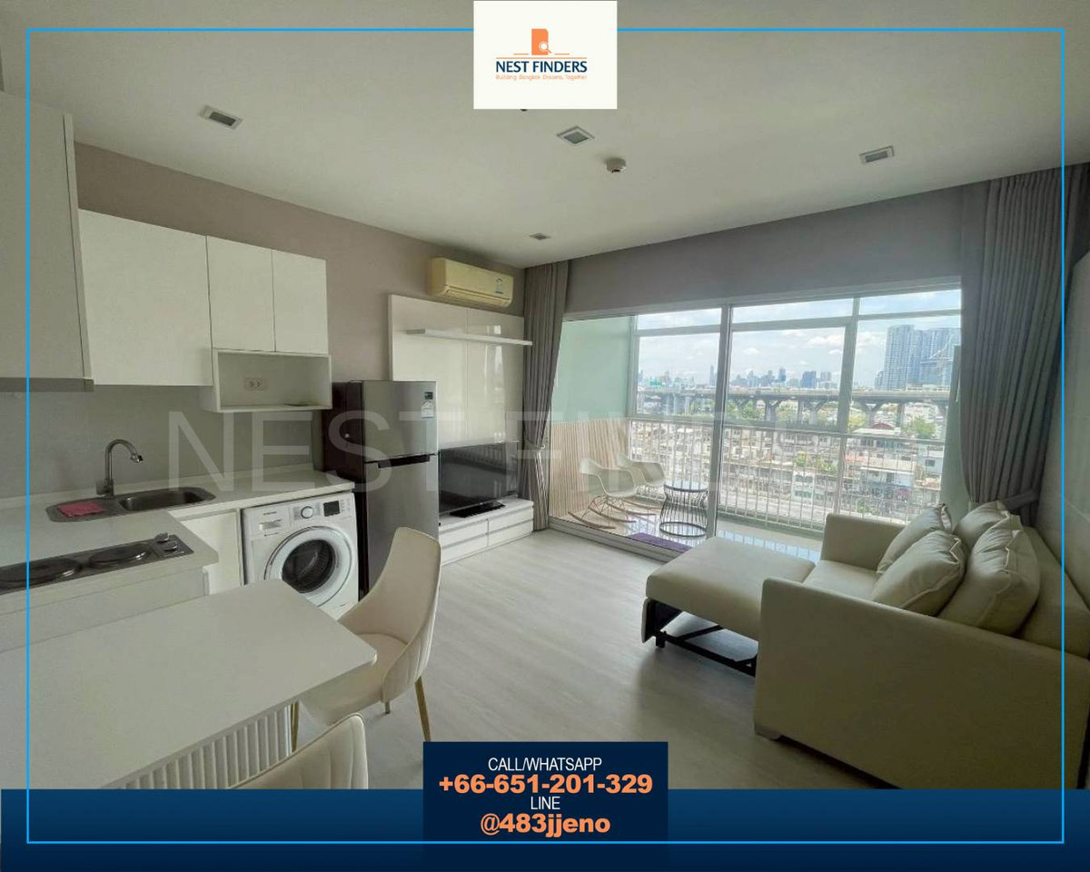 ให้เช่าคอนโดบางนา แบริ่ง ลาซาล : 1 นอนใกล้ BTS บางนา ห้องพร้อมอยู่