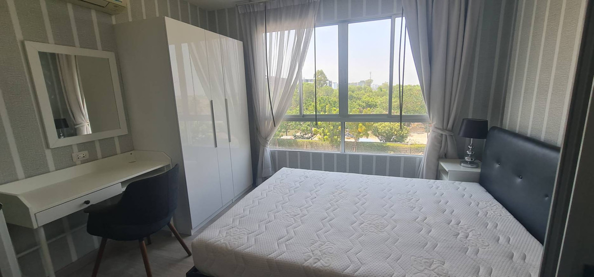 For RentCondoBangna, Bearing, Lasalle : For rent D Condo Campus Resort Bangna ABAC Bangna