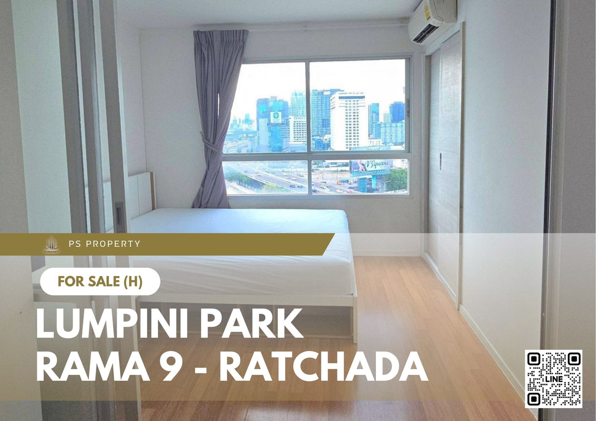 For SaleCondoRama9, Petchburi, RCA : Urgent Sale 📍 Lumpini Park Rama 9 - Ratchada 📍 Fully furnished and equipped with appliances. Near MRT Rama 9.