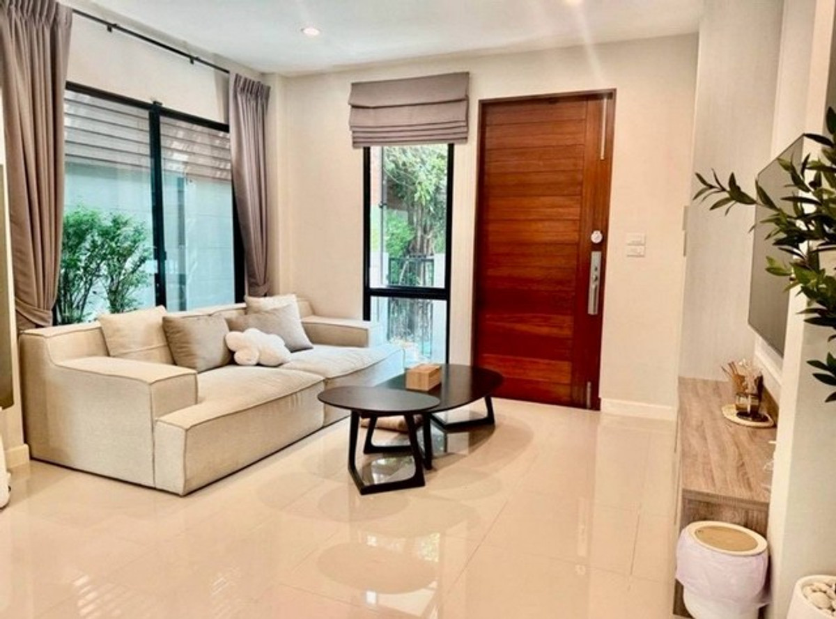 ให้เช่าบ้านบางแค เพชรเกษม : ให้เช่าบ้านแฝด 2 ชั้น พื้นที่ใช้สอย 154 ตร.ม.โครงการ นินญา ติด ถนนกัลปพฤกษ์ บ้านตกแต่ง Built-in ทั้งหลัง