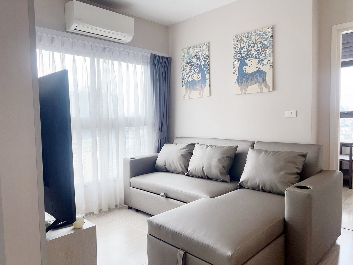 For RentCondoRamkhamhaeng, Hua Mak : Condo For Rent :The Privacy Rama9 (Ready to move in, new room)
