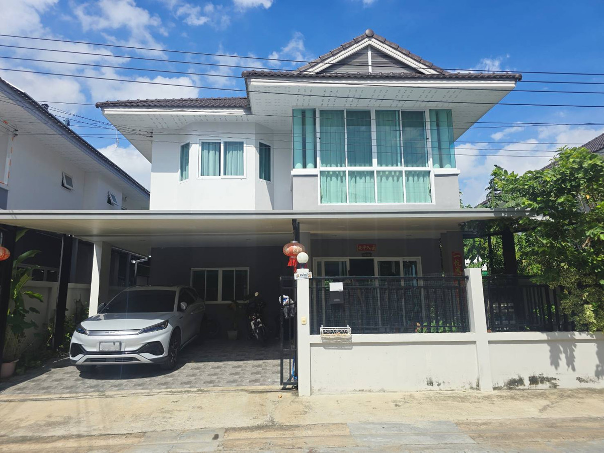 For SaleHouseRama5, Ratchapruek, Bangkruai : Baan Sikarin Pinklao - Sirindhorn / 4 Bedrooms (FOR SALE) AOM031