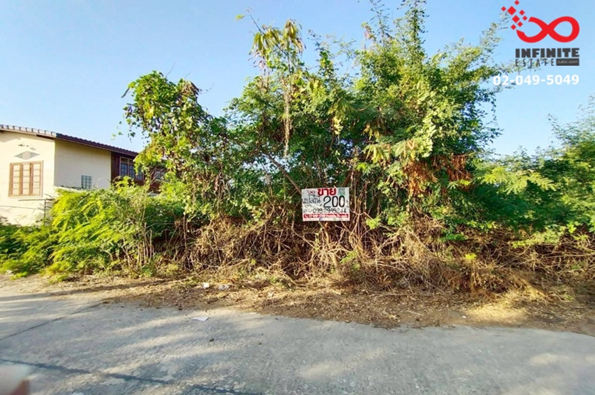 For SaleLandNonthaburi, Bang Yai, Bangbuathong : Land for sale, 200 sq m., Road 340, Bang Bua Thong - Suphan Buri, beautiful plot, near the main road.