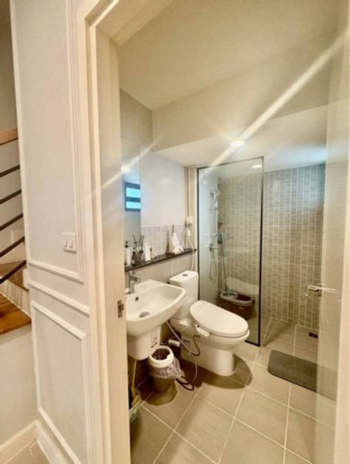 ให้เช่าบ้านบางแค เพชรเกษม : ให้เช่าบ้านแฝด 2 ชั้น พื้นที่ใช้สอย 154 ตร.ม.โครงการ นินญา ติด ถนนกัลปพฤกษ์ บ้านตกแต่ง Built-in ทั้งหลัง