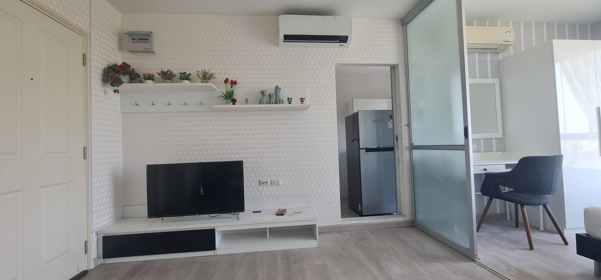 For RentCondoBangna, Bearing, Lasalle : For rent D Condo Campus Resort Bangna ABAC Bangna