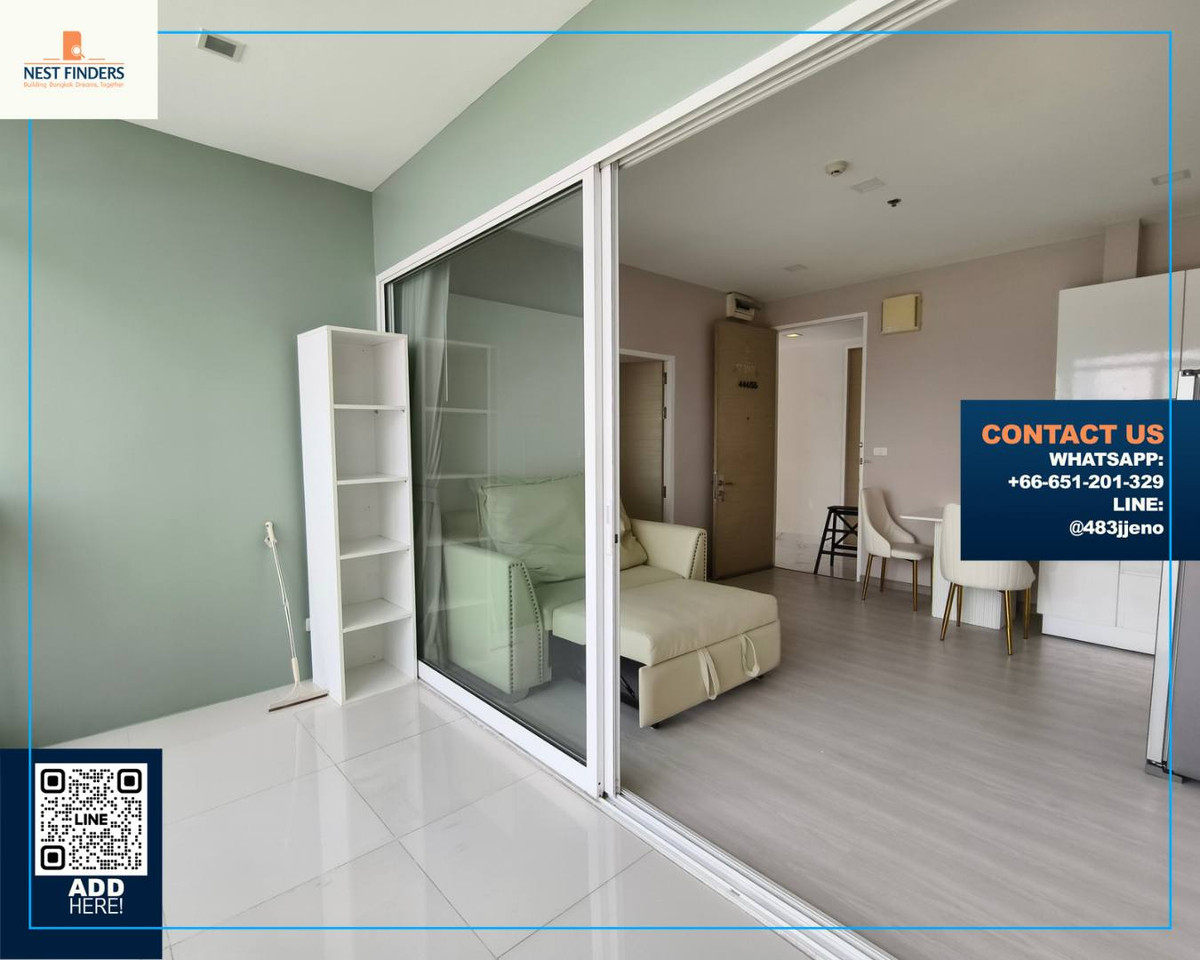 ให้เช่าคอนโดบางนา แบริ่ง ลาซาล : 1 นอนใกล้ BTS บางนา ห้องพร้อมอยู่