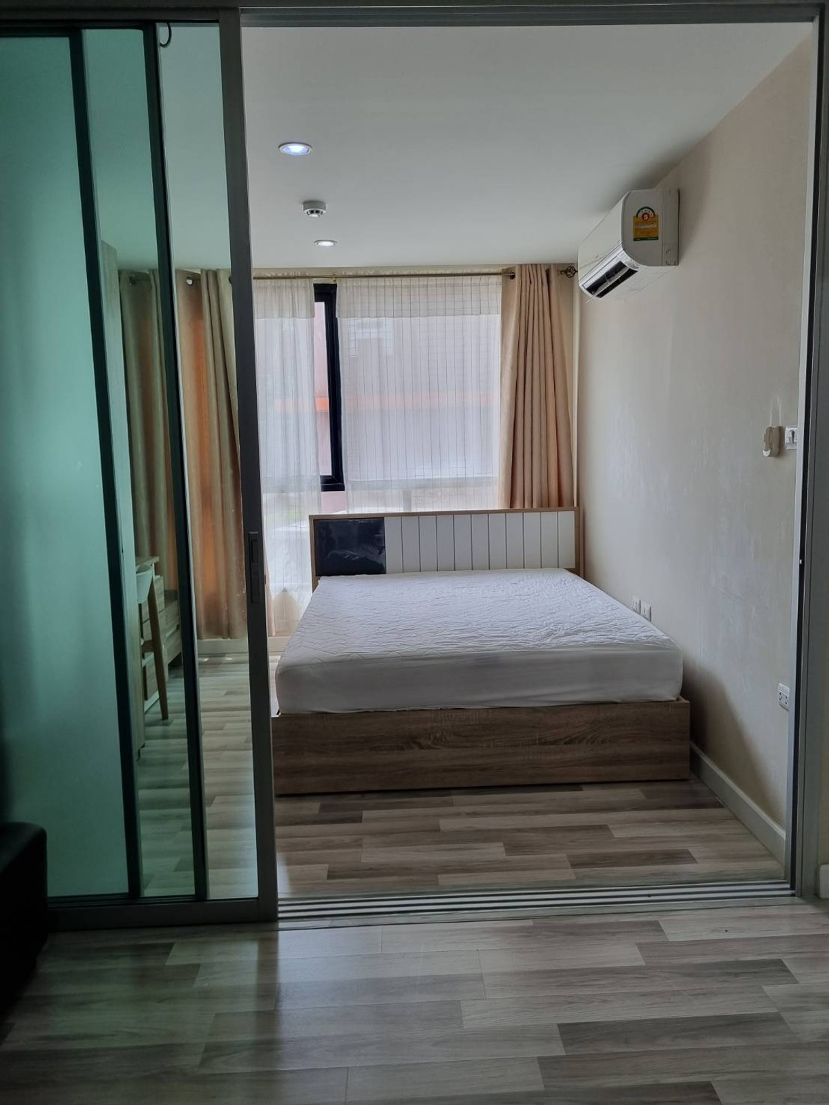 For RentCondoChaengwatana, Muangthong : 🥝🥝 (There is a washing machine) Condo for rent, The Cube Plus Chaengwattana 🥝🥝 2nd floor, size 28 sq m., fully furnished, with washing machine.