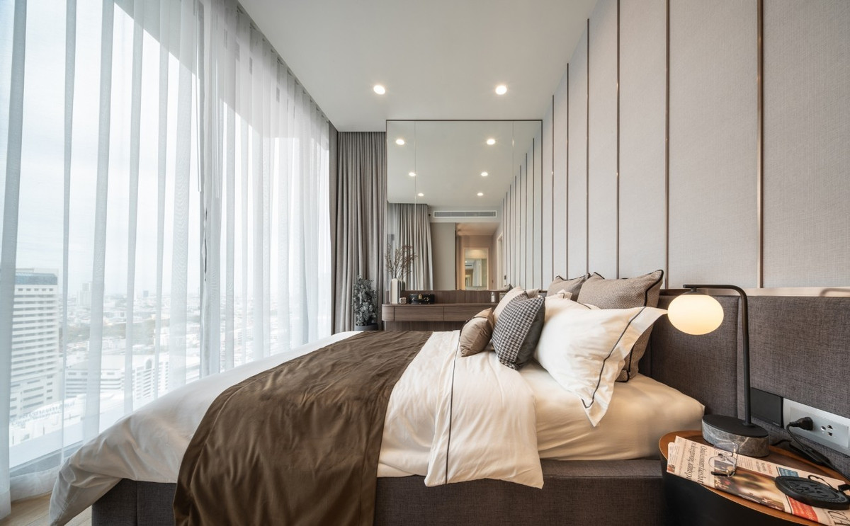 For SaleCondoSathorn, Narathiwat : 🔥Register to make an appointment to view the project quickly!!🔥Anil Sathorn 12 (2 bedrooms, 2 bathrooms, 64 sq m.) only 17.99 MB!! Tel.0922635410 (Earth)