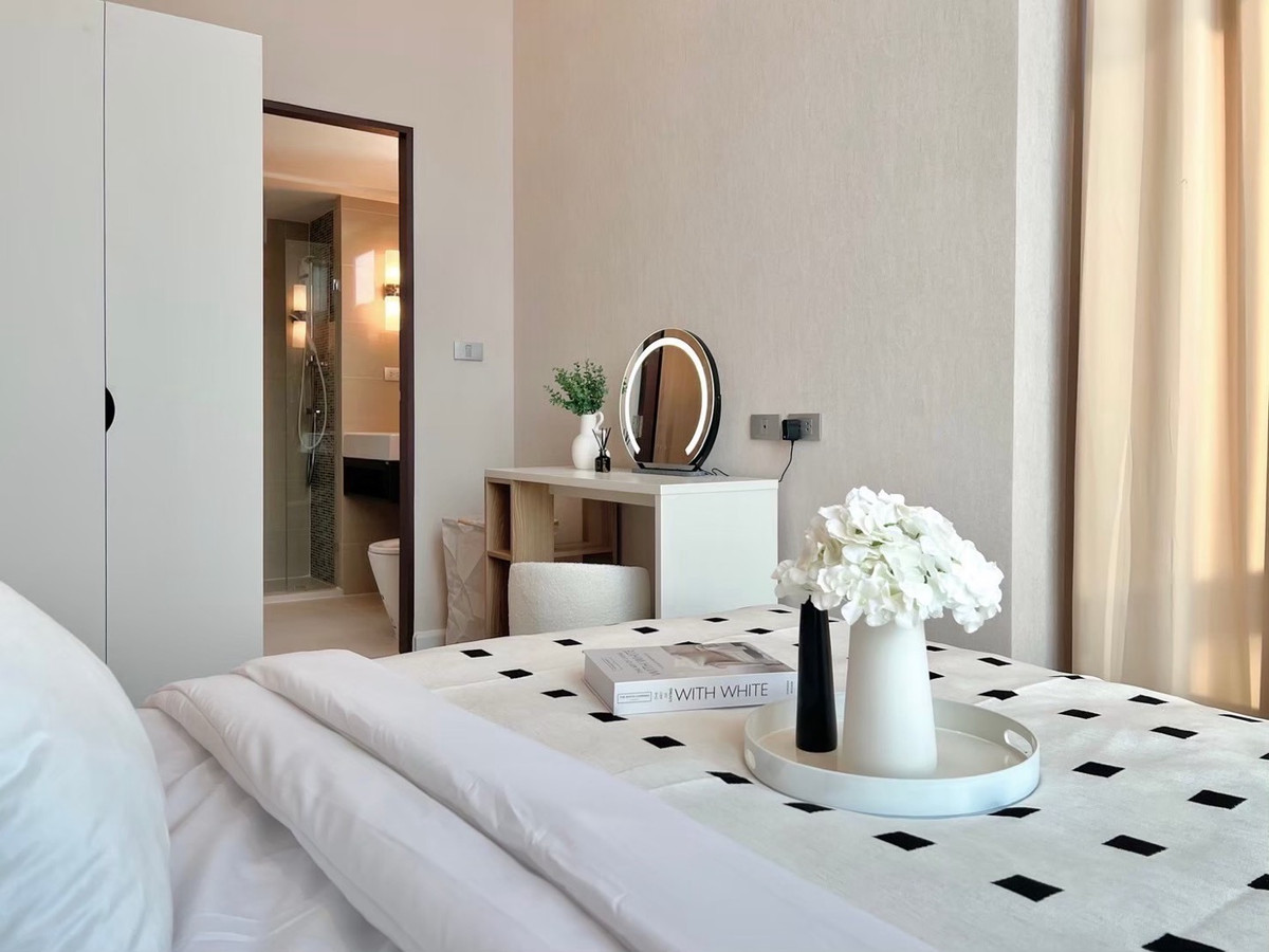 For RentCondoOnnut, Udomsuk : Moff room, 2 floors, near Bts Udomsuk, ready to move in.