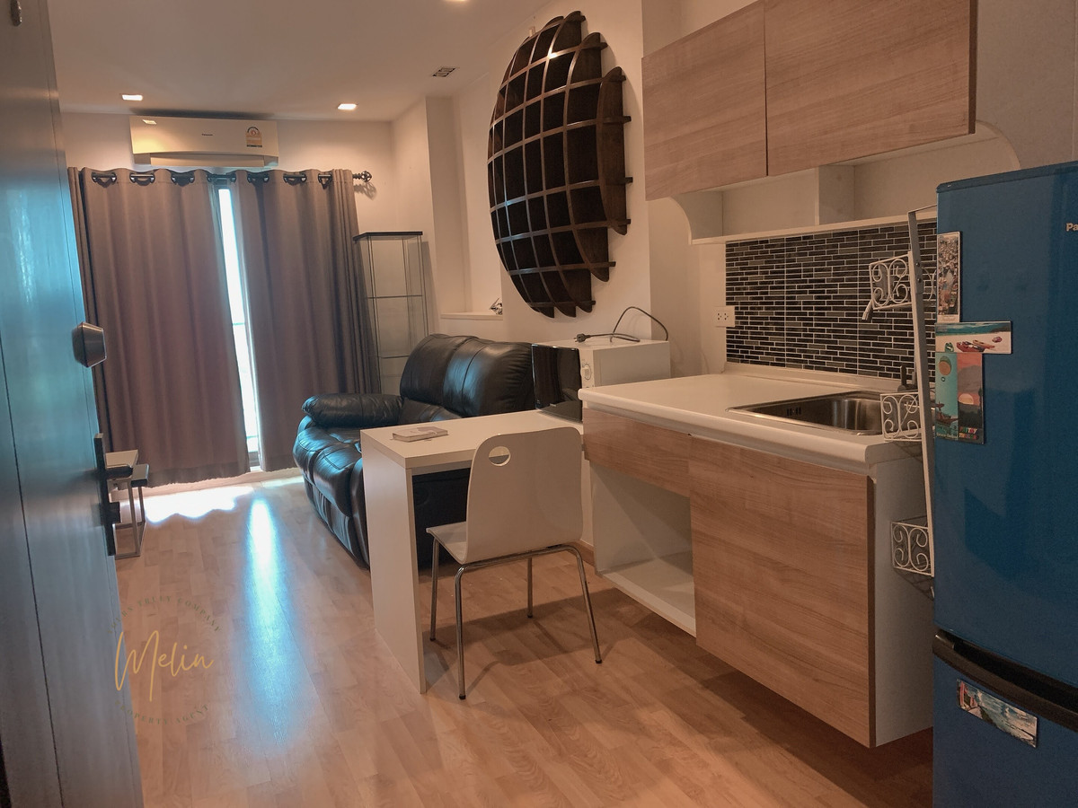 For RentCondoRama9, Petchburi, RCA : 🔥 For rent Casa Condo Asoke–Dindaeng, high floor | 30 sq m. | Fully furnished | Near the expressway | 12,500 baht