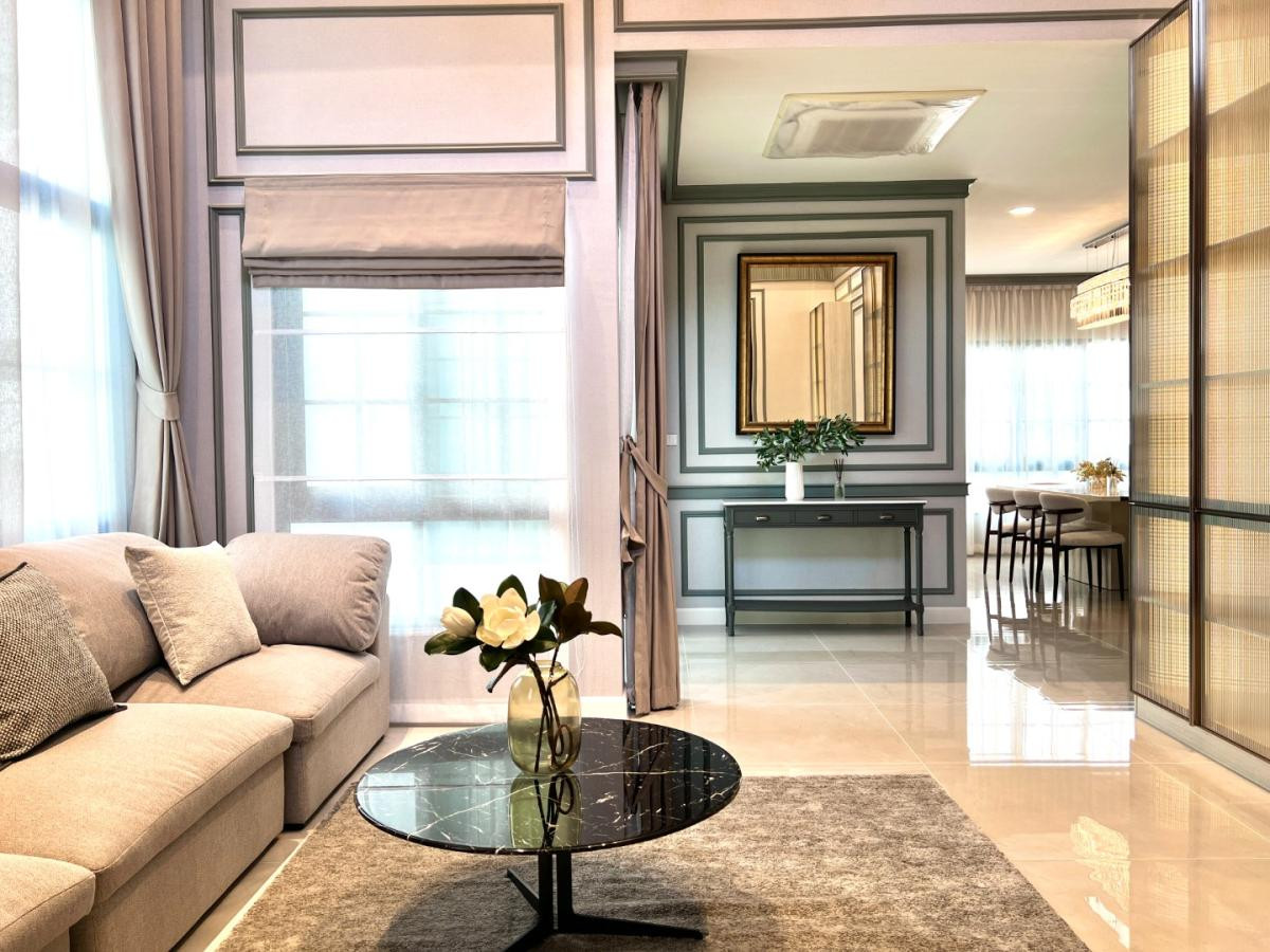 ขายบ้านบางนา แบริ่ง ลาซาล : 🏡 THE CITY Bangna 2 | บ้านเดี่ยวหรู 105 ตร.ว. 4 นอน 5 น้ำ  ติด Mega Bangna นัดชม Tel.065-626-5636 (คุณกี้)