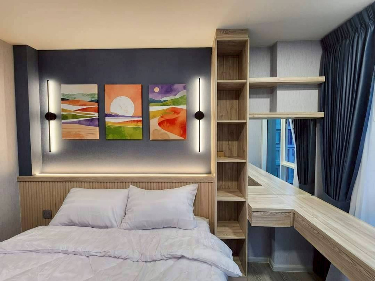 For RentCondoPathum Thani,Rangsit, Thammasat : 🏡 For rent Kave Town Island 2 bedrooms 💖 ✨ Building G, 7th floor, pool view, beautifully decorated ✅️ Ready to move in