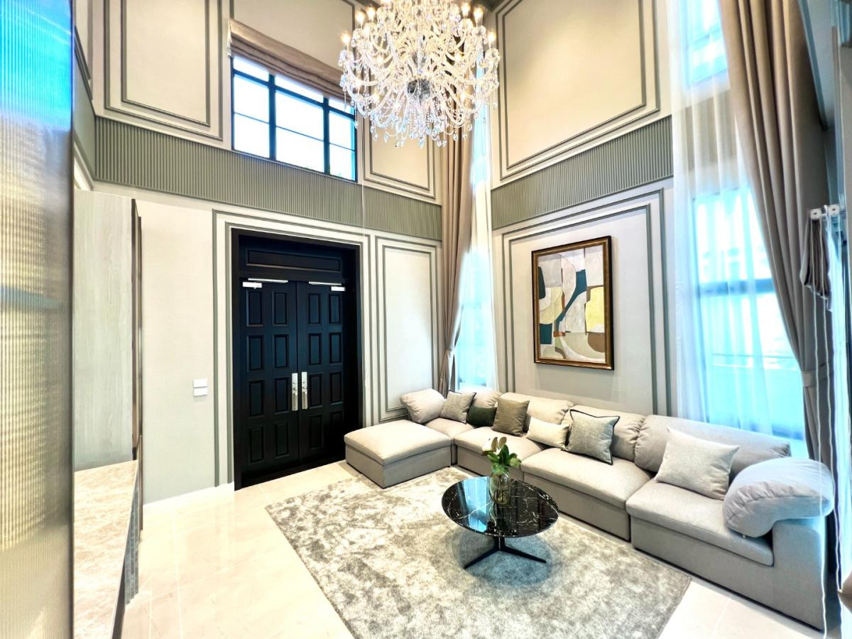 ขายบ้านบางนา แบริ่ง ลาซาล : 🏡 THE CITY Bangna 2 | บ้านเดี่ยวหรู 105 ตร.ว. 4 นอน 5 น้ำ  ติด Mega Bangna นัดชม Tel.065-626-5636 (คุณกี้)