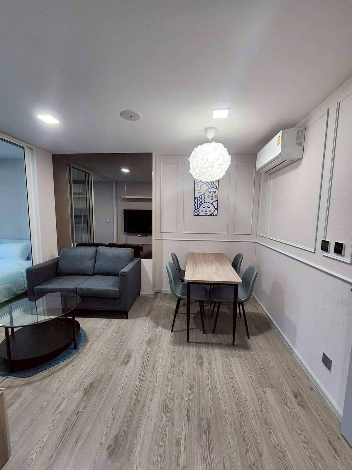 For RentCondoPathum Thani,Rangsit, Thammasat : 🏡 For rent Kave Town Island 2 bedrooms 💖 ✨ Building G, 7th floor, pool view, beautifully decorated ✅️ Ready to move in