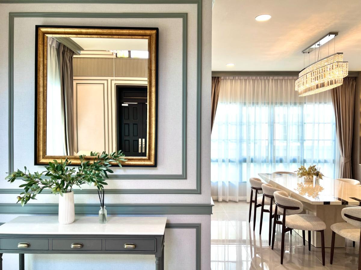 ขายบ้านบางนา แบริ่ง ลาซาล : 🏡 THE CITY Bangna 2 | บ้านเดี่ยวหรู 105 ตร.ว. 4 นอน 5 น้ำ  ติด Mega Bangna นัดชม Tel.065-626-5636 (คุณกี้)