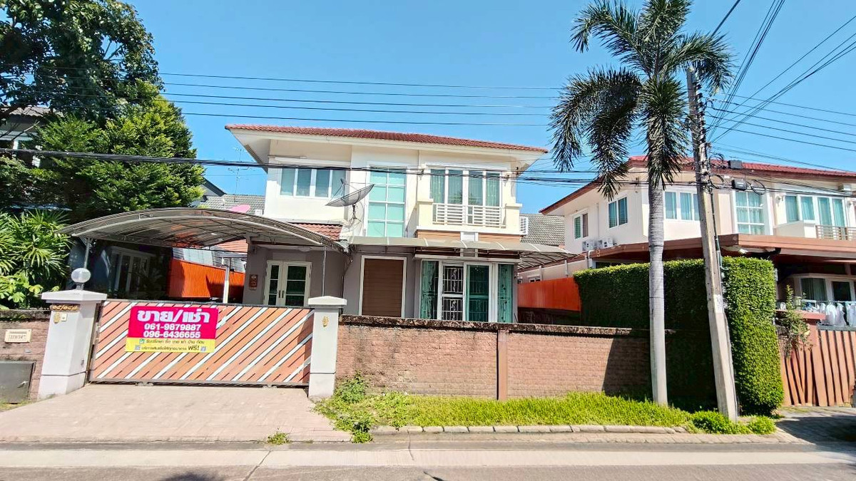 For RentHouseRama 2, Bang Khun Thian : 🏡✨ Single house for rent near Central Rama 2, Casa Ville project (Q House), Thian Talay Soi 7, beautiful house, fully furnished, ready to move in, near the mall, very convenient to travel.