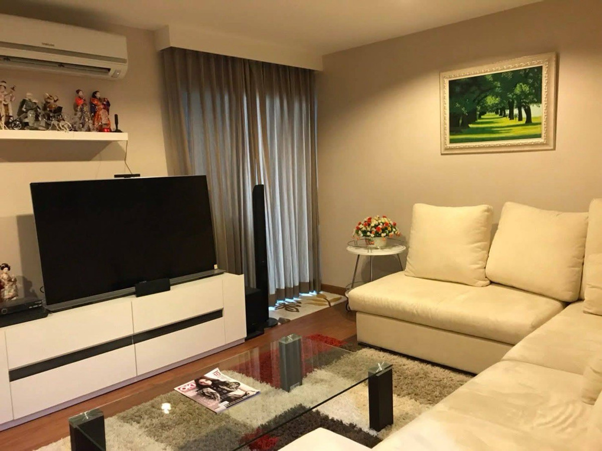 For SaleCondoRama9, Petchburi, RCA : Urgent sale, Belle Grand Rama 9 Condo, Building D, 12th floor, city view, size 48 sq m, 1 bedroom, price 4,800,000 baht.