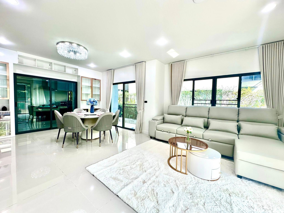 ให้เช่าบ้านพัฒนาการ ศรีนครินทร์ : บ้านเดี่ยวให้เช่า Setthasiri Krungthep Kreetha 2 พร้อมเข้าอยู่ ใกล้โรงเรียนนานาชาติ Please call: 062-496-6454