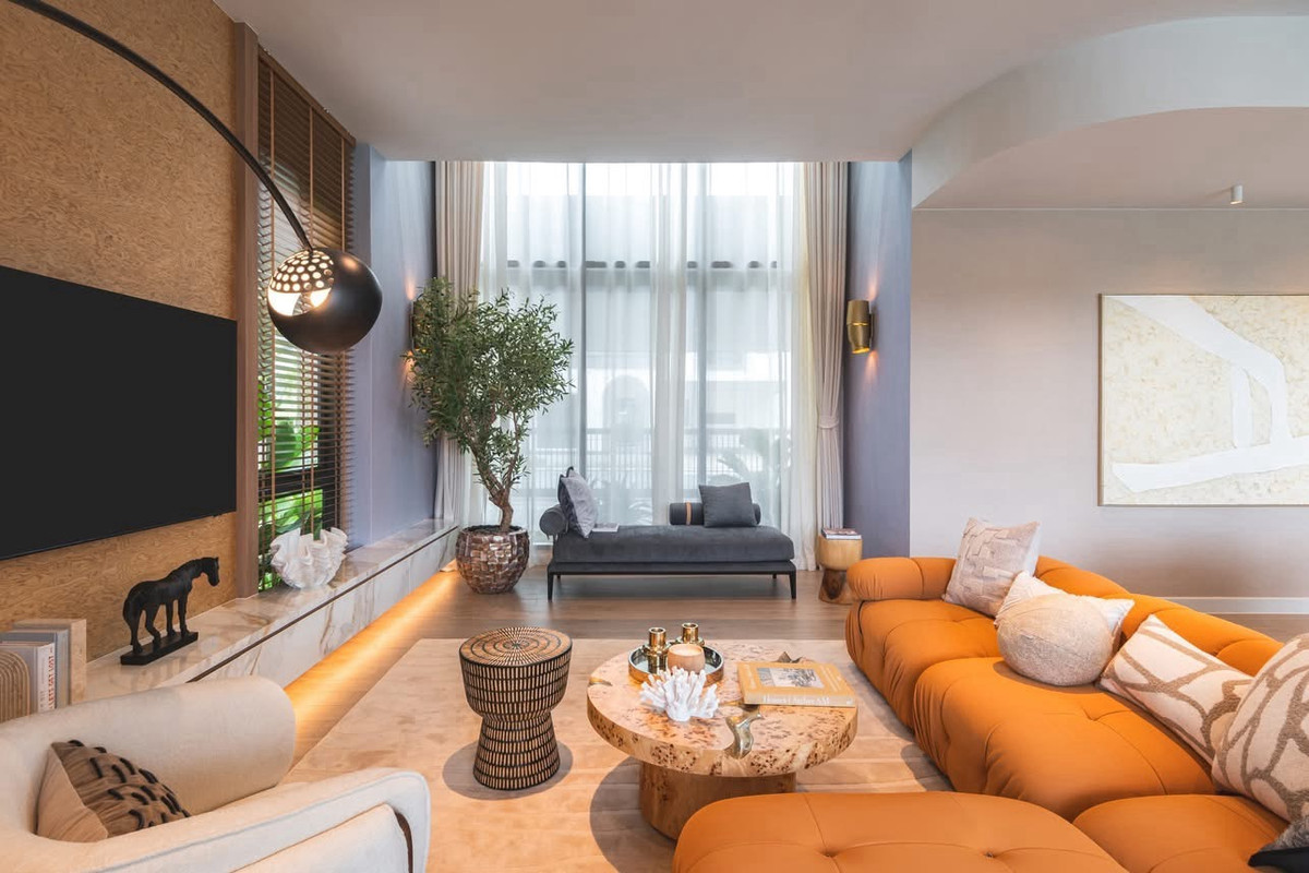 For SaleHouseSamut Prakan,Samrong : ⭐️Special price for project closing ⭐️The River size 454 Sq.m 4 bed 5 bath special price only 24.9 MB. Make an appointment to view the project. 086-795-9997(Jimmy)