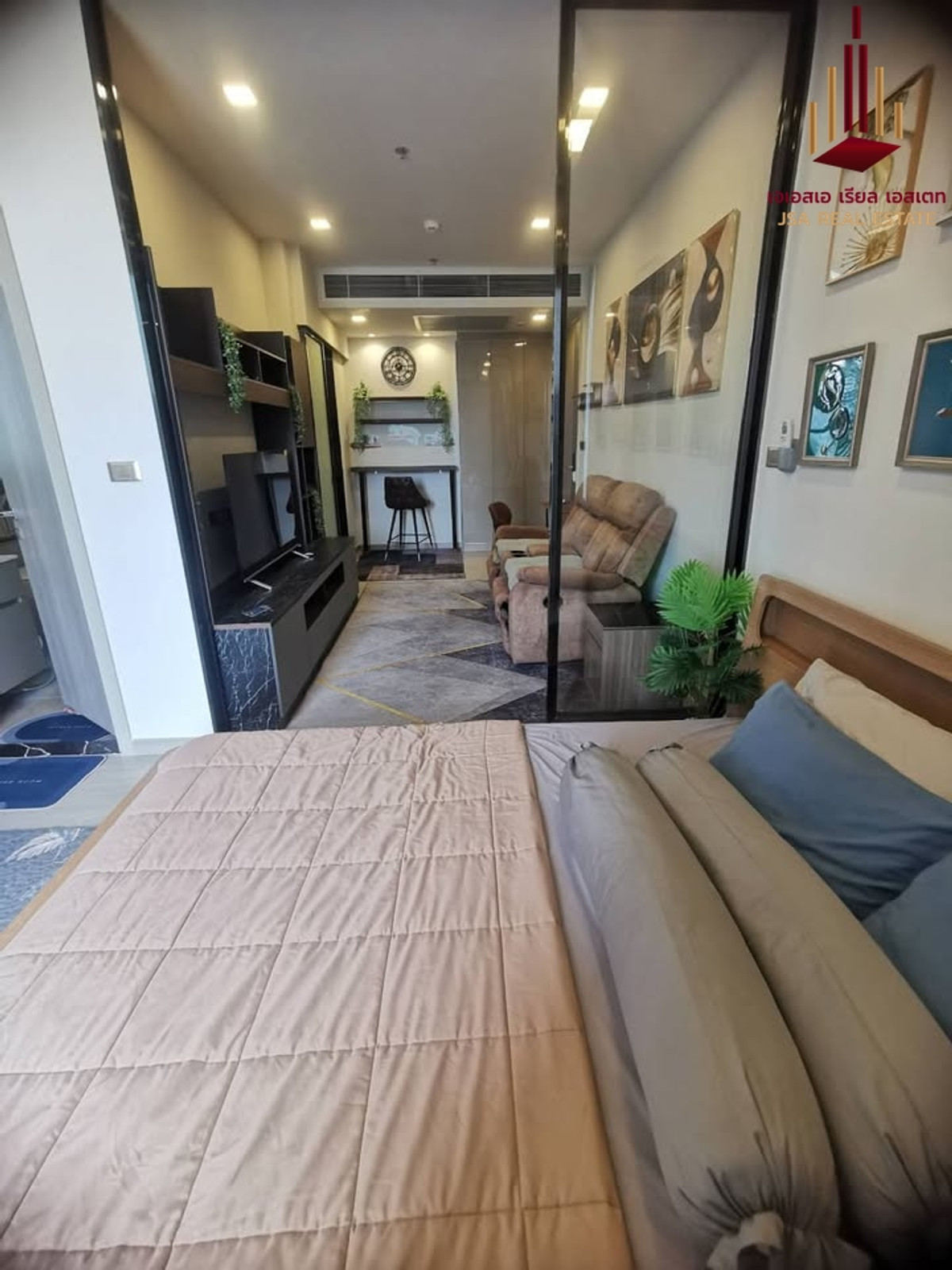 ให้เช่าคอนโดพระราม 9 เพชรบุรีตัดใหม่ RCA : ✨ Rent OneFiveNine ✨ Only 32,000 THB/Month