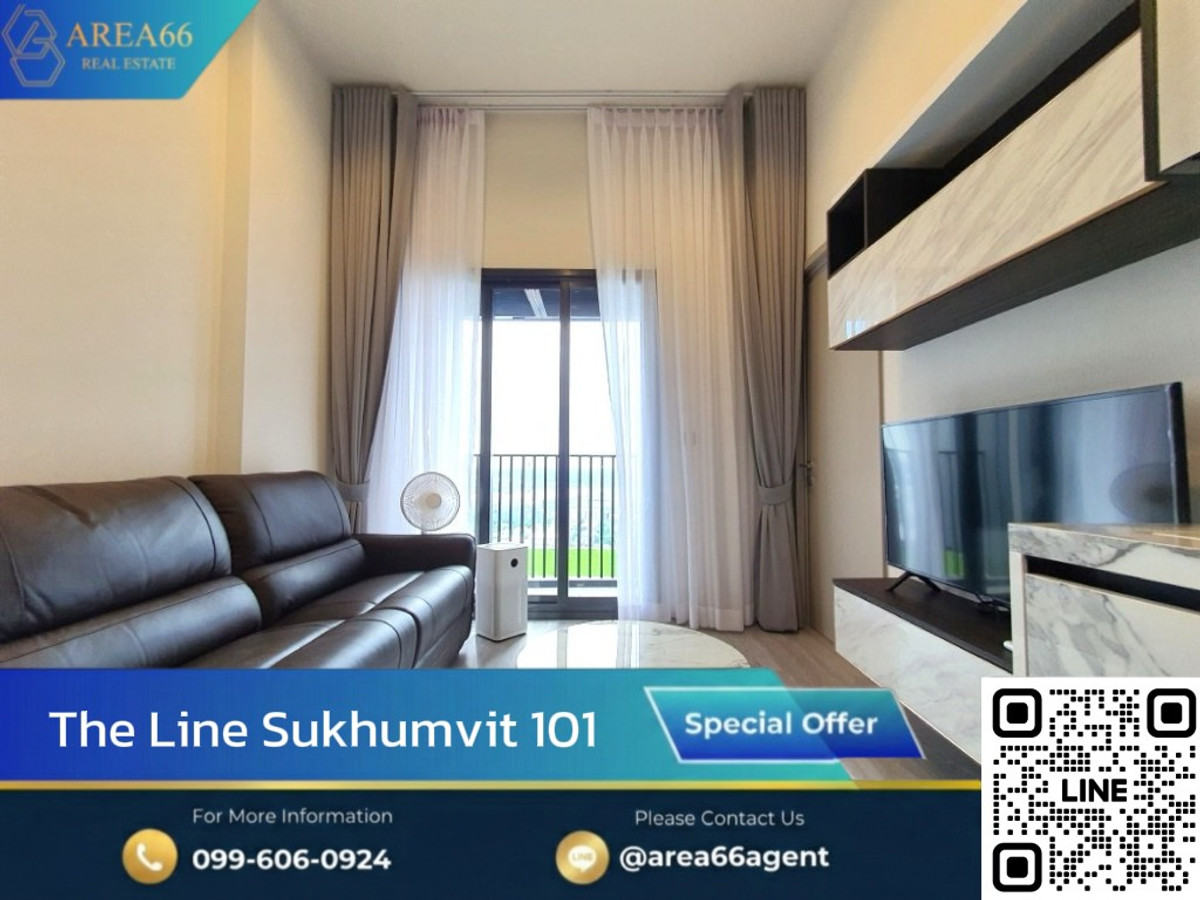 ขายคอนโดอ่อนนุช อุดมสุข : 🔥โปรแรง ห้องแรร์ มีห้องเดียว  Build-in สวย เจ้าของใส่ใจทุกรายละเอียด | The Line Sukhumvit 101