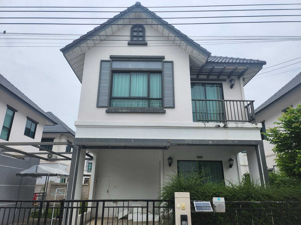 ให้เช่าบ้านบางนา แบริ่ง ลาซาล : ให้เช่าบ้านแฝด Modi Villa บางนา เฟส 1 เฟอร์ครบ เลี้ยงสัตว์ได้  ใกล้มหาลัย ABAC บางนา 