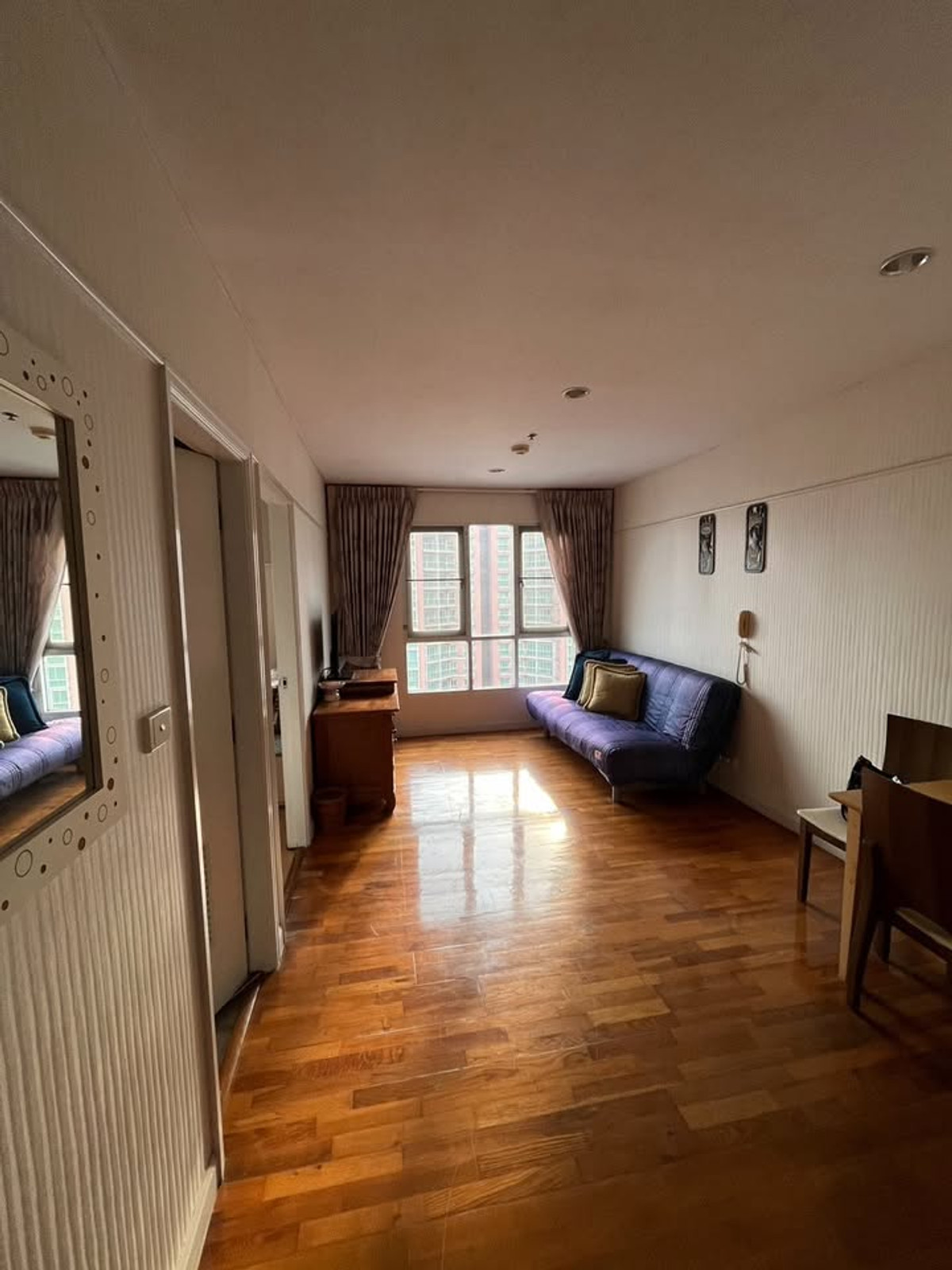 For RentCondoRama3 (Riverside),Satupadit : Available, ready to move in, Lumpini Place Watercliff Condo, 2 bedrooms, 1 bathroom, near Central Rama 3.