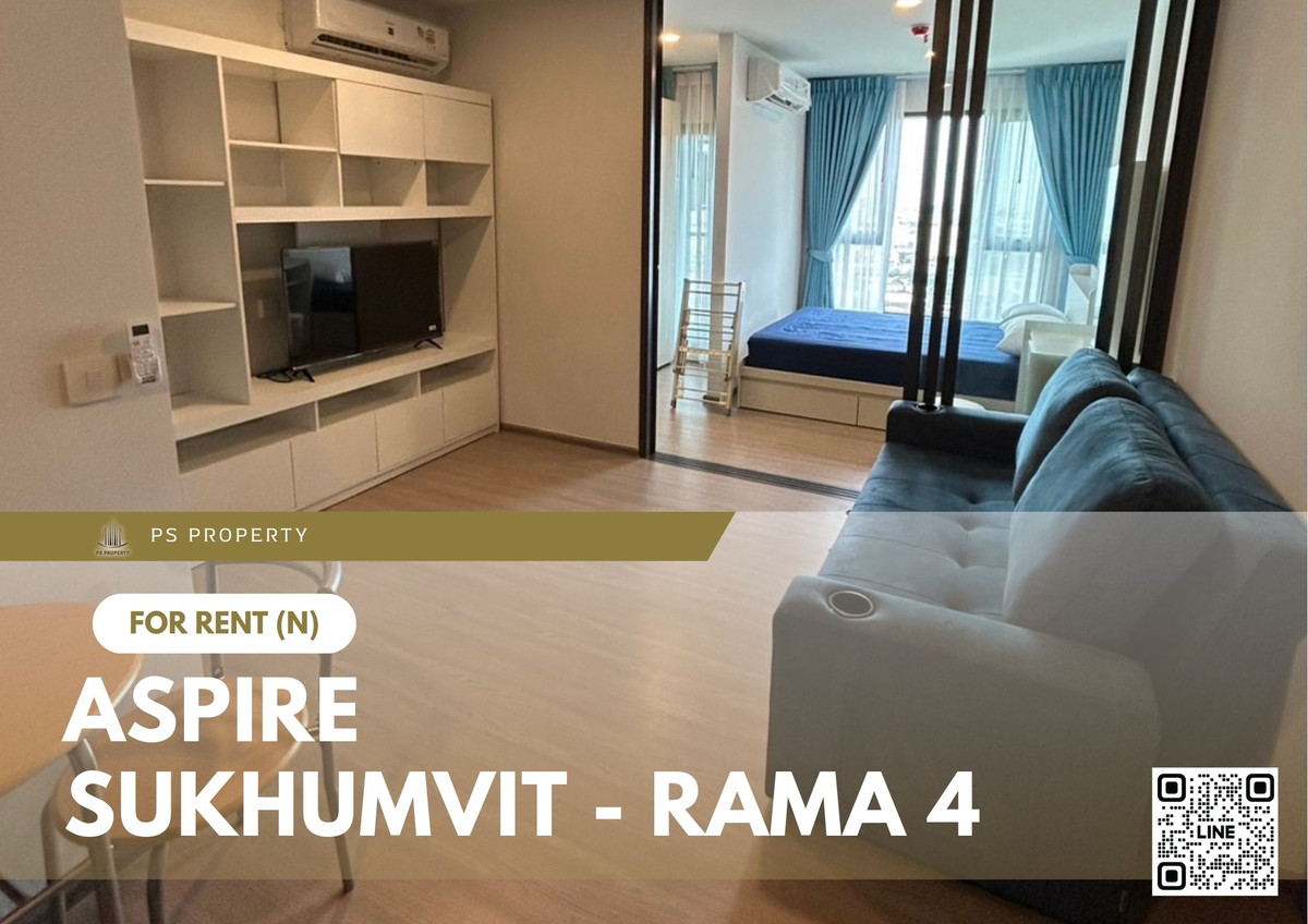 ให้เช่าคอนโดคลองเตย กล้วยน้ำไท : ให้เช่า 📍 Aspire Sukhumvit - Rama 4 📍 ใกล้ BTS พระโขนง เฟอร์นิเจอร์ และ เครื่องใช้ไฟฟ้าครบ 