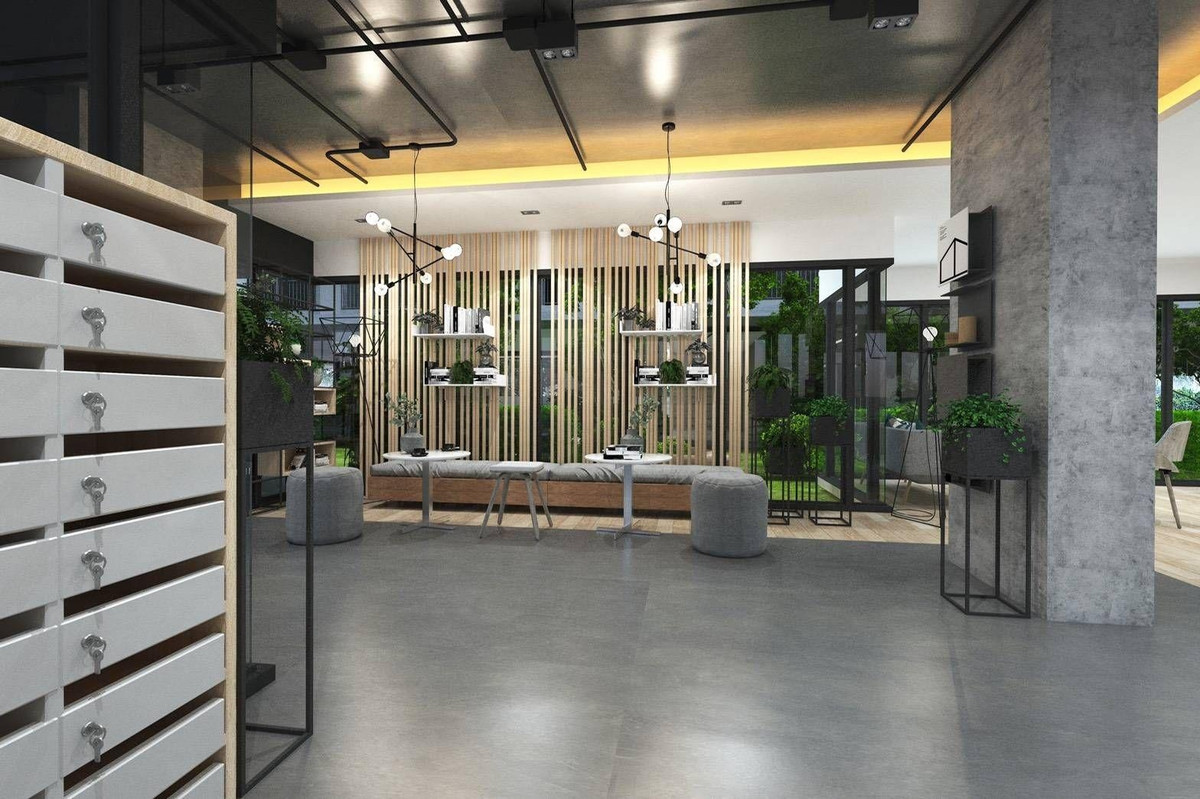 For RentCondoSamut Prakan,Samrong : 🔥Urgent for rent🔥 ALIVE SUKHUMVIT 76 (Alife Sukhumvit 76) Building B, 5th floor, new room, first hand, fully furnished, ready to move in 📏 Size 48.12 sq m. | 2 bedrooms, 1 bathroom Line @bzprOperty