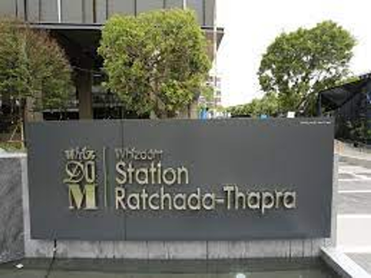 For RentCondoThaphra, Talat Phlu, Wutthakat : Condo for rent, Whizdom Station Ratchada Tha Phra, next to BTS Talat Phlu, opposite The Mall Tha Phra.