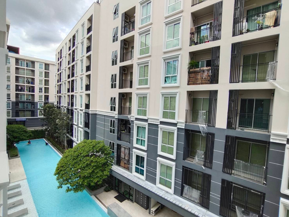 ให้เช่าคอนโดแจ้งวัฒนะ เมืองทอง : 🎉ให้เช่า Plum Condo Mix Chaengwattana🎉  ✅ขนาด 26 ตรม. 1 ห้องนอน 1 ห้องน้ำ      ✅ตึก C ชั้น 1 วิวสระ วิวสวน แบบ Exclusive 🏖🌿💦 Line @bzprOperty