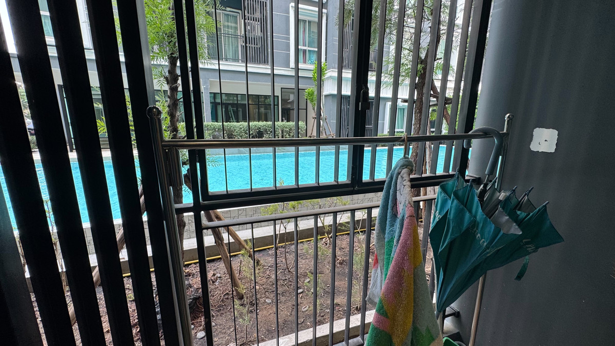 ให้เช่าคอนโดแจ้งวัฒนะ เมืองทอง : 🎉ให้เช่า Plum Condo Mix Chaengwattana🎉  ✅ขนาด 26 ตรม. 1 ห้องนอน 1 ห้องน้ำ      ✅ตึก C ชั้น 1 วิวสระ วิวสวน แบบ Exclusive 🏖🌿💦 Line @bzprOperty