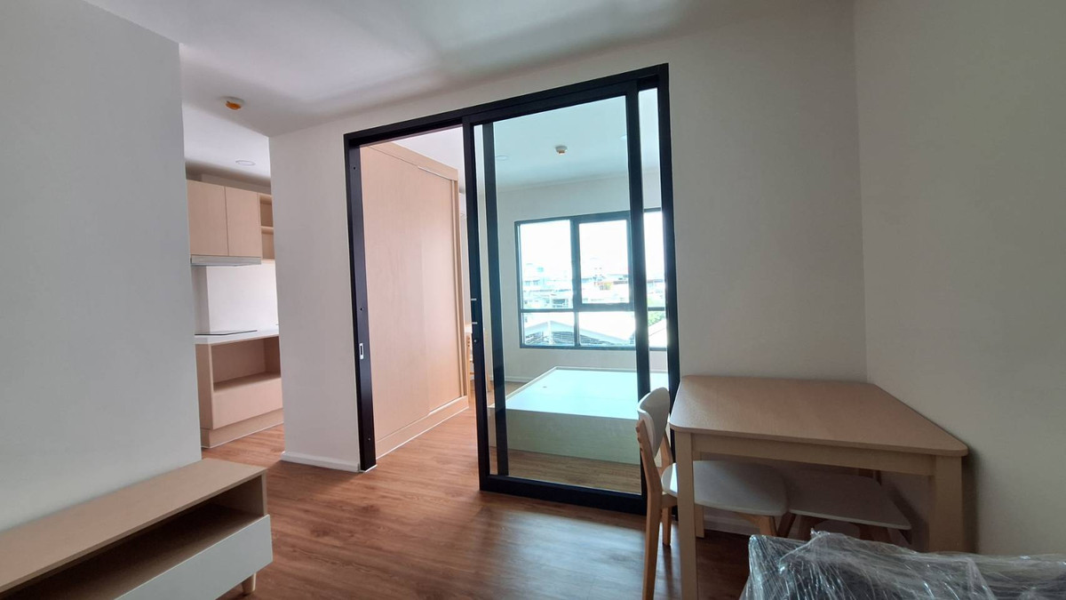 For RentCondoSamut Prakan,Samrong : 🔥Urgent rent🔥ALIVE SUKHUMVIT 76 Building A, 5th floor, new room, first hand, fully furnished, ready to move in, size 28 sq m, 1 bedroom, 1 bathroom, Line @bzprOperty