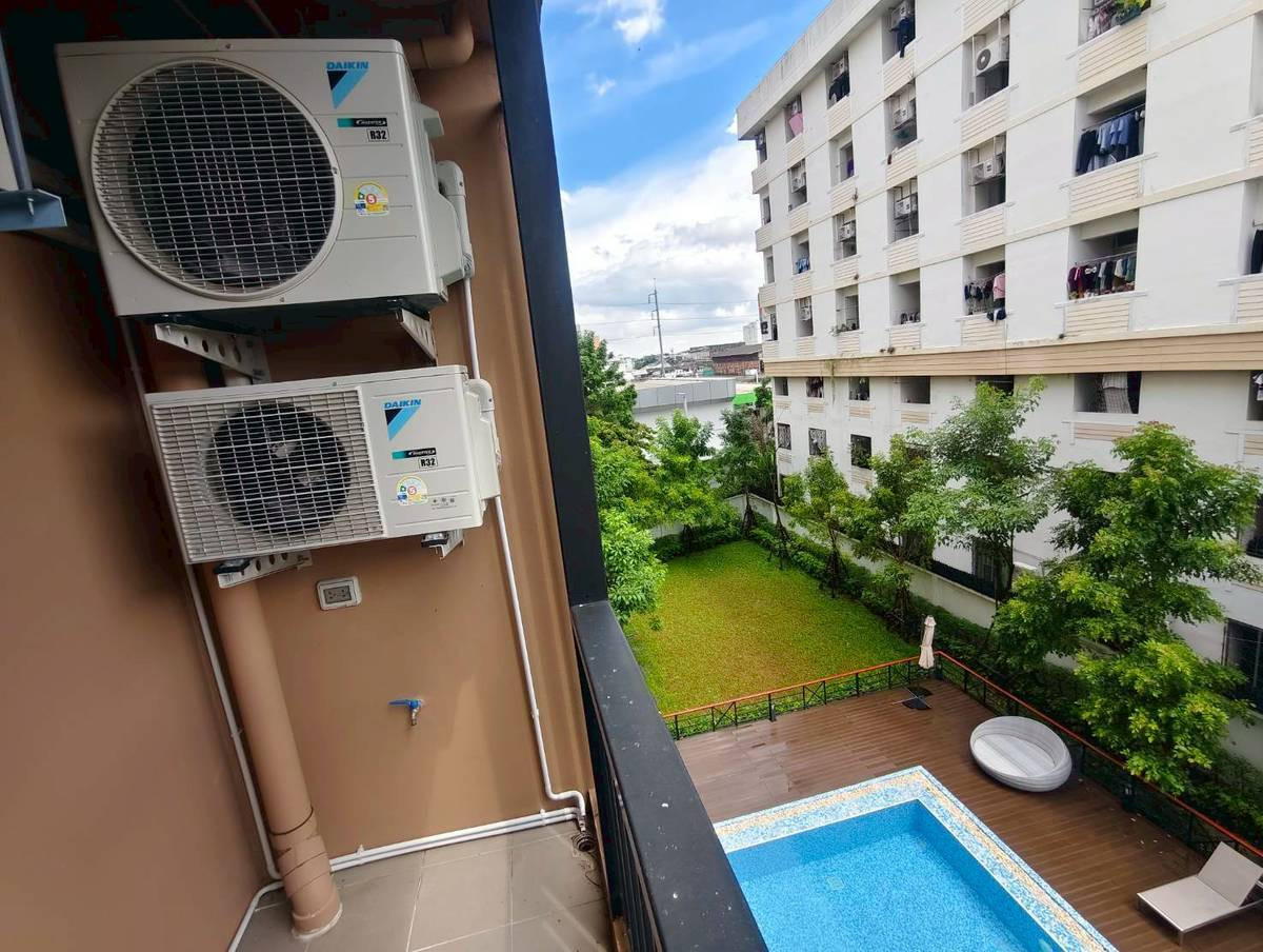 For RentCondoSamut Prakan,Samrong : 🔥Urgent for rent🔥 ALIVE SUKHUMVIT 76 (Alife Sukhumvit 76) Building B, 5th floor, new room, first hand, fully furnished, ready to move in 📏 Size 48.12 sq m. | 2 bedrooms, 1 bathroom Line @bzprOperty