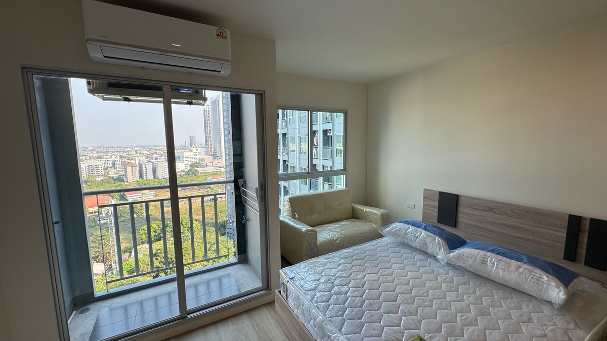 ให้เช่าคอนโดแจ้งวัฒนะ เมืองทอง : ปล่อยเช่าด่วน!!! 🔥🔥🔥 🎉Lumpini Ville Chaengwatthana-Pakkret Station 🎉🔥ห้องใหม่ อยู่ก่อนเจ้าของ🔥  ✅ชั้น 18 ขนาด 23.xx ตรม. แบบ Studio วิวเมือง + สวน Line @bzprOperty