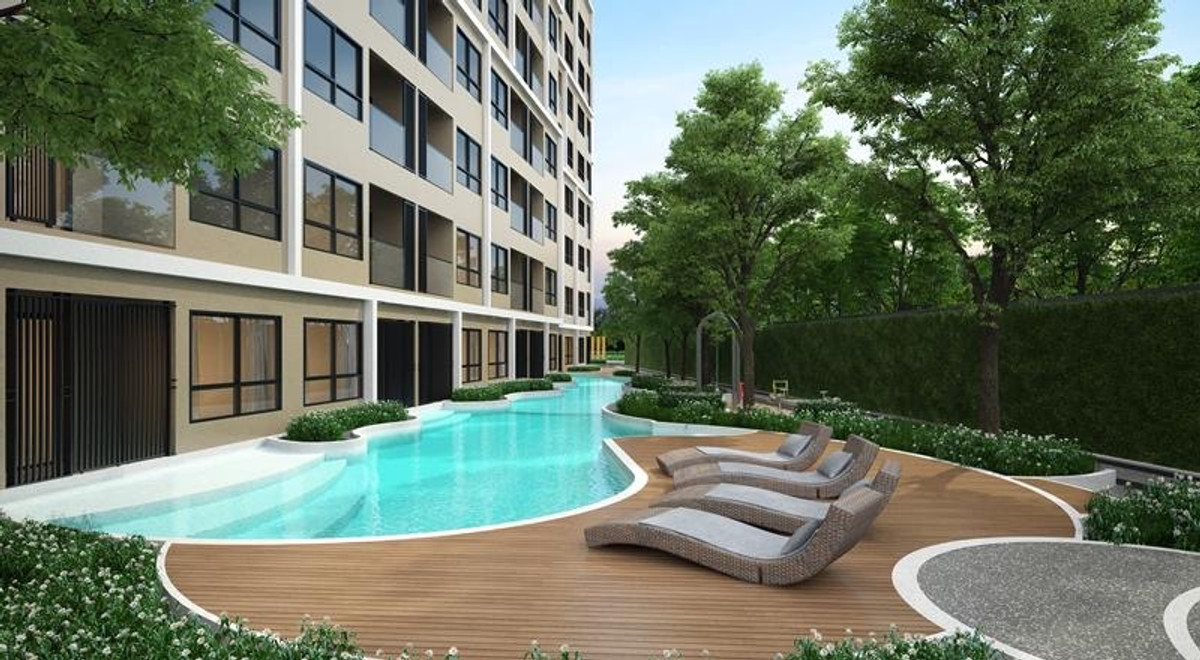 For RentCondoRathburana, Suksawat : Urgent for rent!!! 🔥🔥🔥 🎉Polis Suksawat 64🎉 ✅Building A, 7th floor, size 28.39 sq m. Line @bzprOperty