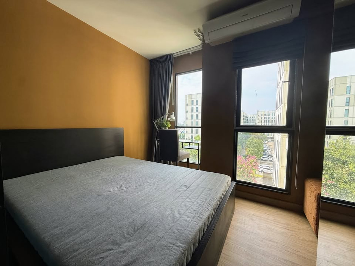 For RentCondoBangna, Bearing, Lasalle : For Rent 📍 Unio Sukhumvit 72 📍 Fully furnished with appliances. Near BTS Bearing, easy access, and shuttle van service to the station.