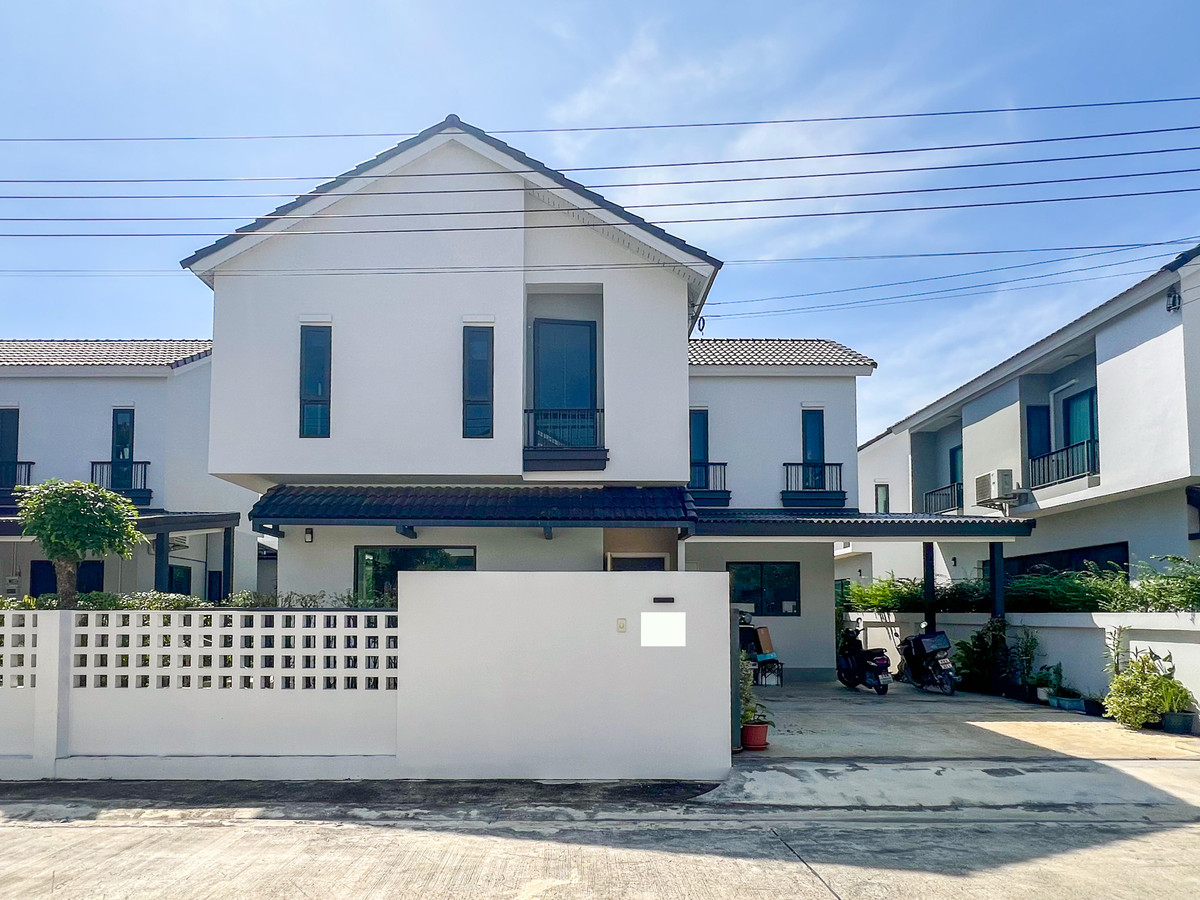 For SaleHouseSamut Prakan,Samrong : 50.8 sq m, 4 bedrooms, 3 bathrooms, 2-story detached house, Pimnara Srinakarin, Bangna.