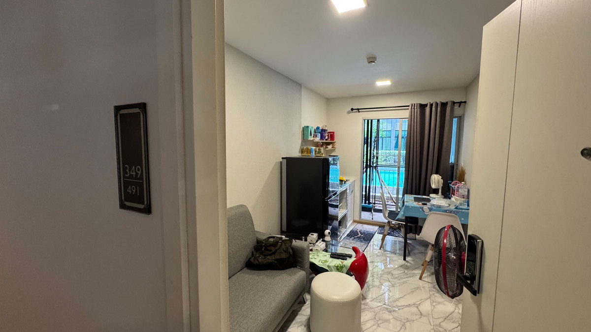 ให้เช่าคอนโดแจ้งวัฒนะ เมืองทอง : 🎉ให้เช่า Plum Condo Mix Chaengwattana🎉  ✅ขนาด 26 ตรม. 1 ห้องนอน 1 ห้องน้ำ      ✅ตึก C ชั้น 1 วิวสระ วิวสวน แบบ Exclusive 🏖🌿💦 Line @bzprOperty